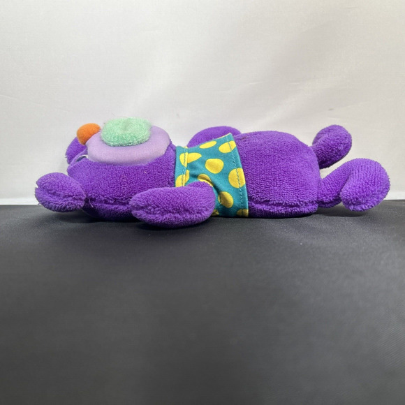 VTG 2010 Mattel/Fisher Price Sing A Ma Jig Plush~Purple/Polka Dot ~WORKS Chrty - Picture 4 of 9